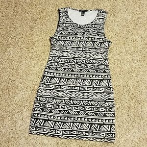 Aztec Print Party Dress